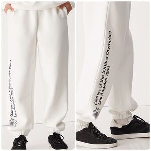USA Olympic gear white sweatpants Olympic apparel team USA sports athletic pants